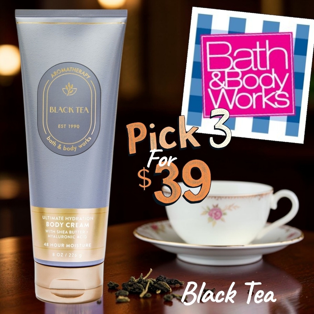 Bath & Body Works Aromatherapy Black Tea Body Cream